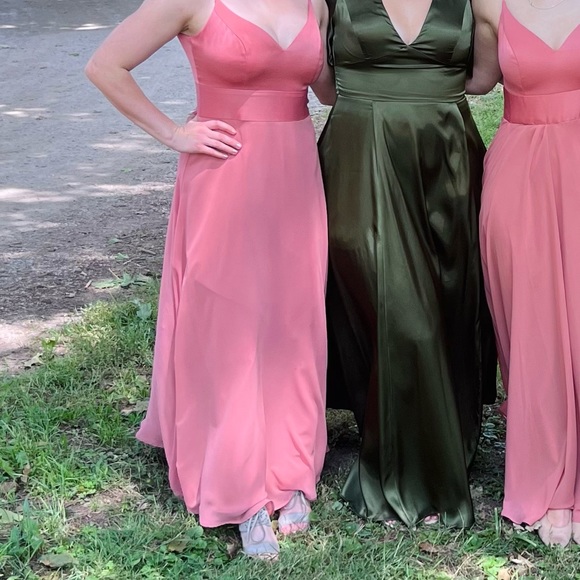 Size 6 Sedona colour DAVIDS BRIDAL bridesmaid dress - Picture 2 of 7